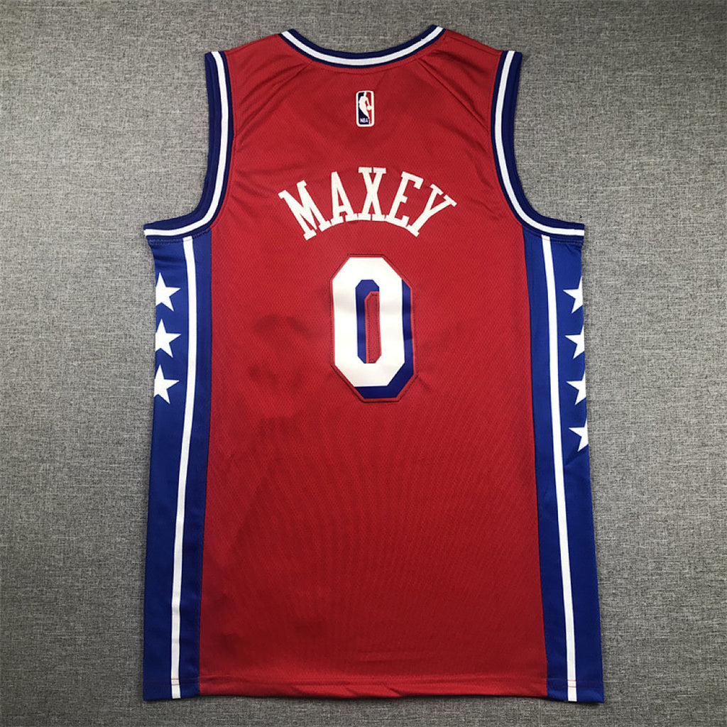 Tyrese Maxey #0 Philadelphia 76ers  City Edition Swingman Embroidered Jersey