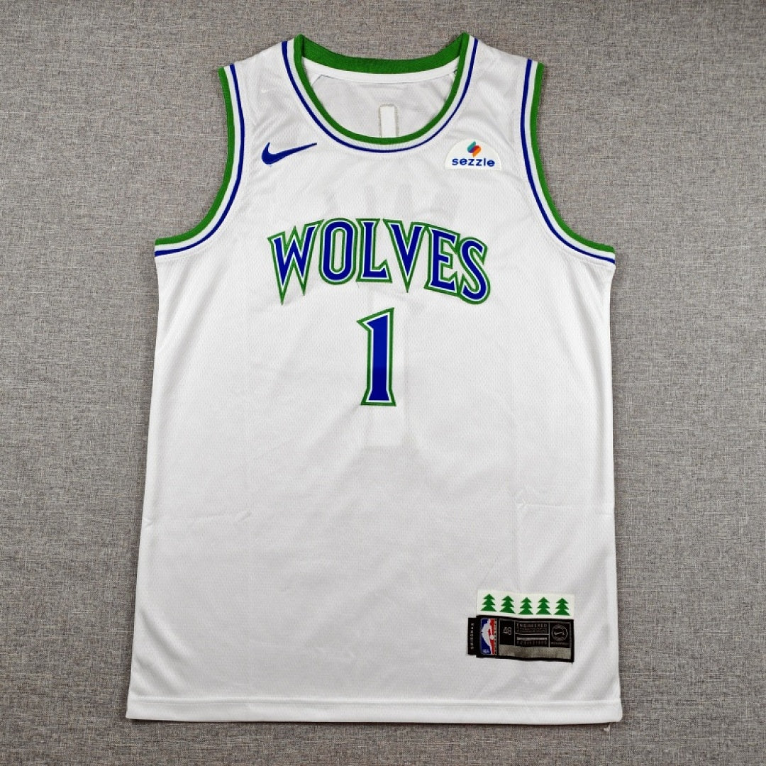 Minnesota Timberwolves LaMelo Ball #1 White Jersey – Embroidered