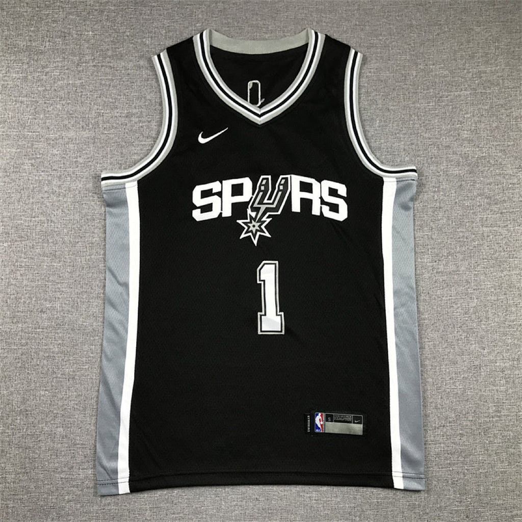 Youth Victor Wembanyama San Antonio Spurs #1 City Edition Swingman Embroidered Jersey