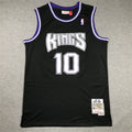 Mike Bibby #10 Sacramento Kings 2001-02 Throwback Embroidered Jersey