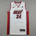 Miami Heat Giannis Antetokounmpo #34 White Jersey – Embroidered