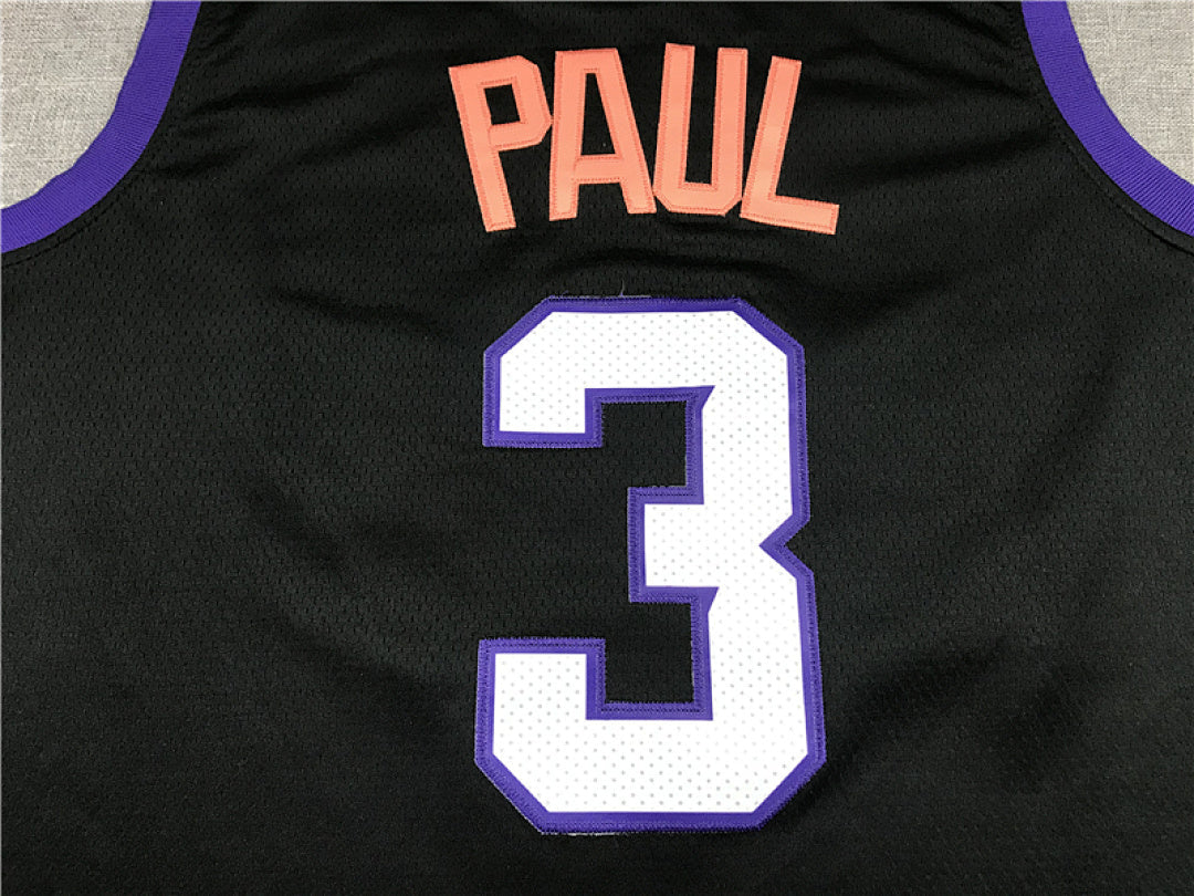 Chris Paul #3 Phoenix Suns Black City Edition Swingman Embroidered Jersey
