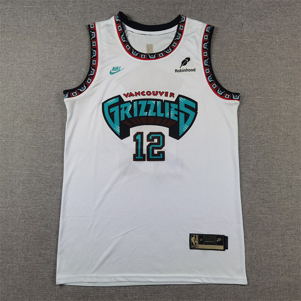 Ja Morant# 12 Memphis Grizzlies White City Edition Swingman Embroidered Jersey