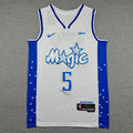 Paolo Napoleon James Banchero#5 Orlando Magic 2026 White City Edition Swingman Embroidered Jersey