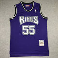Jason Chandler Williams #55 Sacramento Kings 2000-01 Throwback Purple Embroidered Jersey