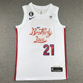 Joel Hans Embiid #21 Philadelphia 76ers 2023 White City Edition Swingman Embroidered Jersey