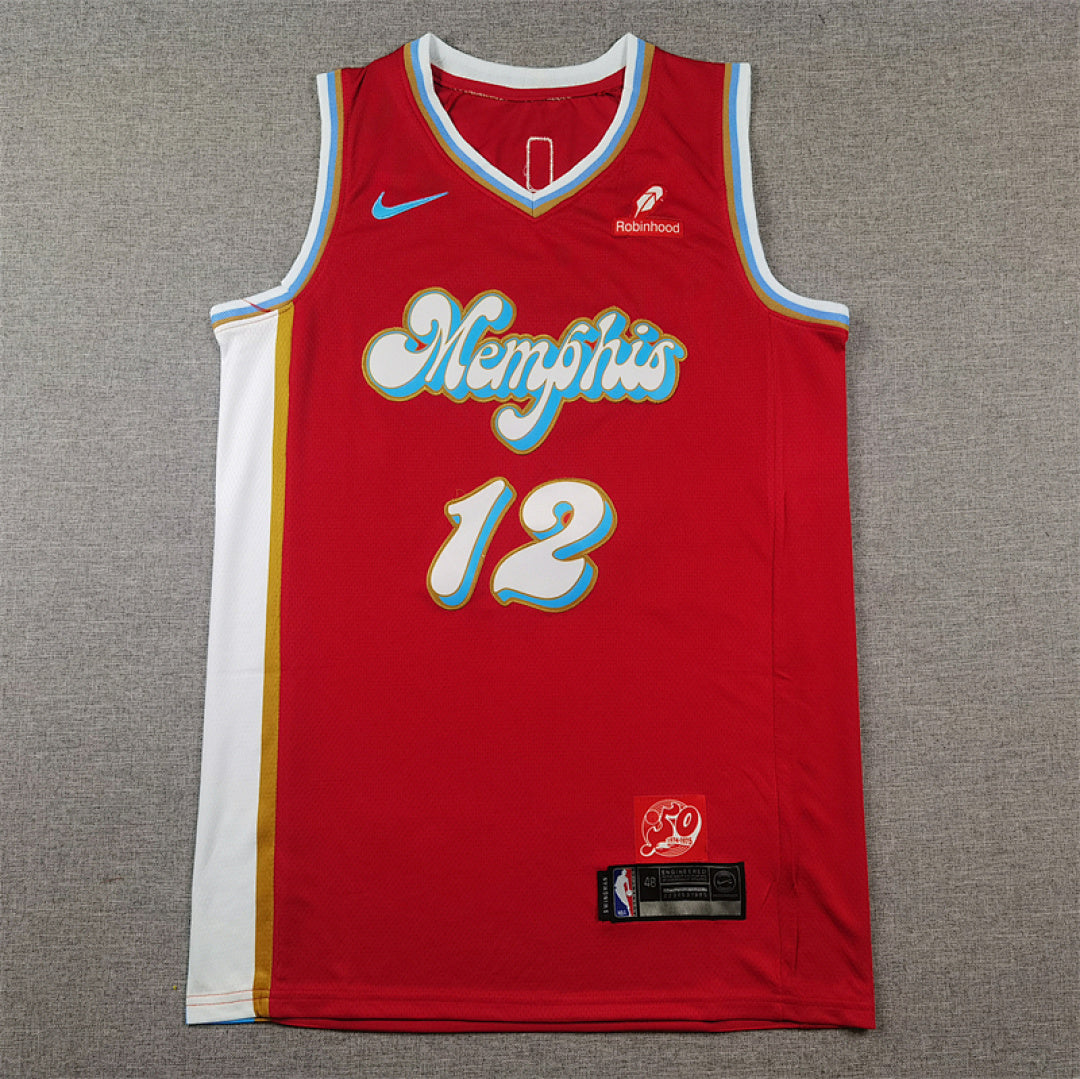 Ja Morant# 12 Memphis Grizzlies 2025 City Edition Swingman Embroidered Jersey