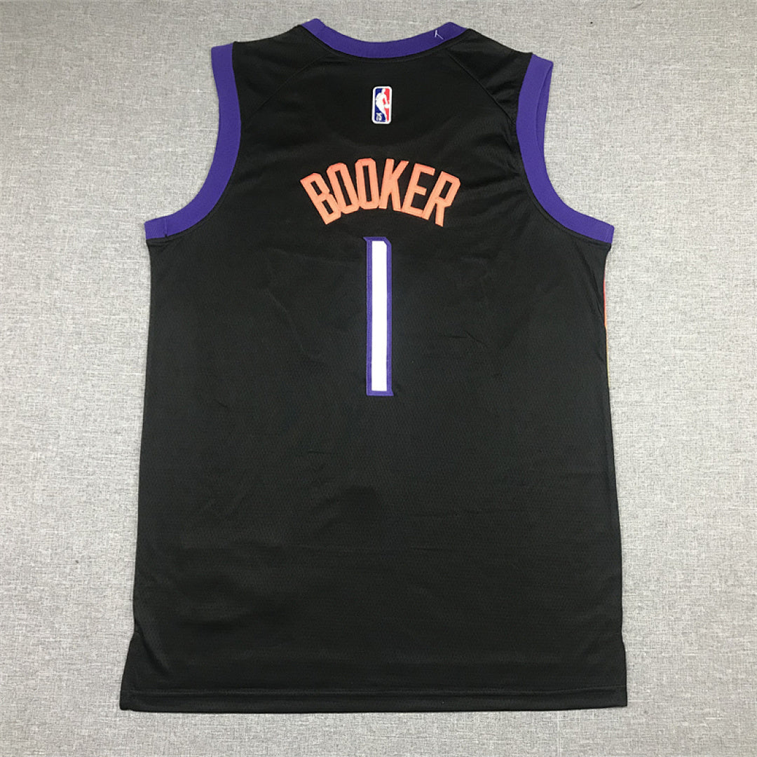 Devin Booker#1 Phoenix Suns City Edition Swingman Embroidered Jersey