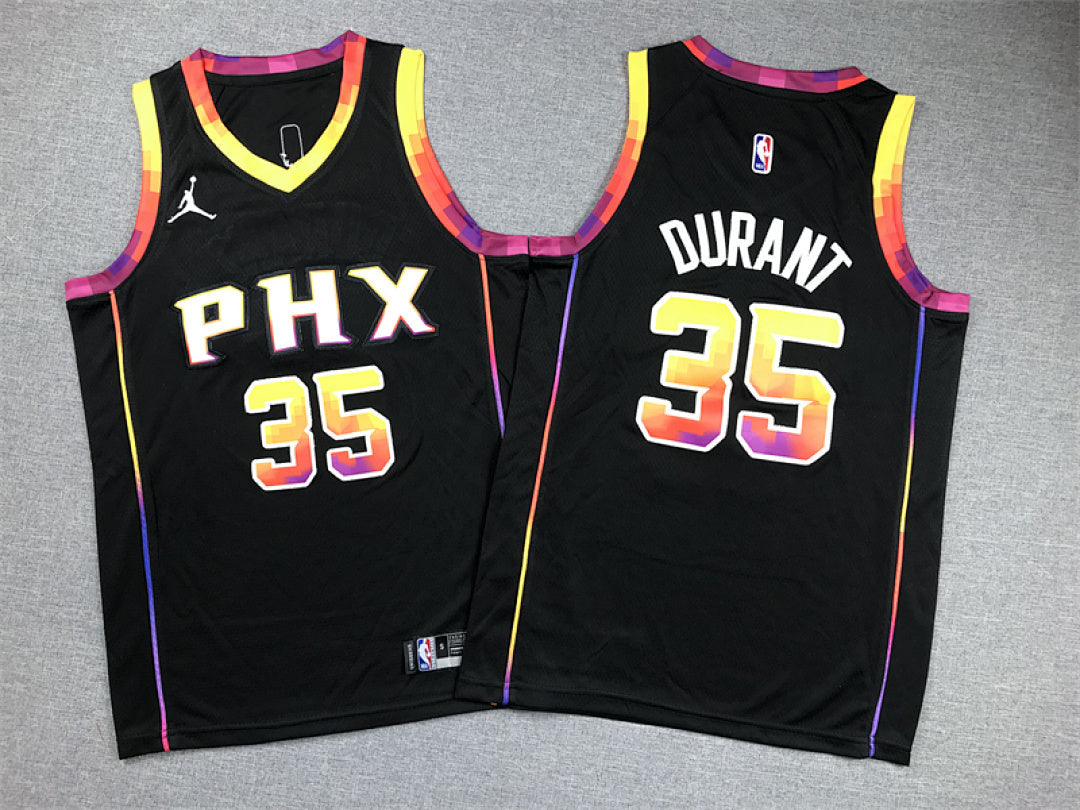 Youth Kevin Durant Phoenix Suns #35 Statement Edition  Embroidered Jersey