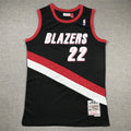 Clyde Drexler#22 Portland Trail Blazers 1991-92 Throwback Embroidered Jersey