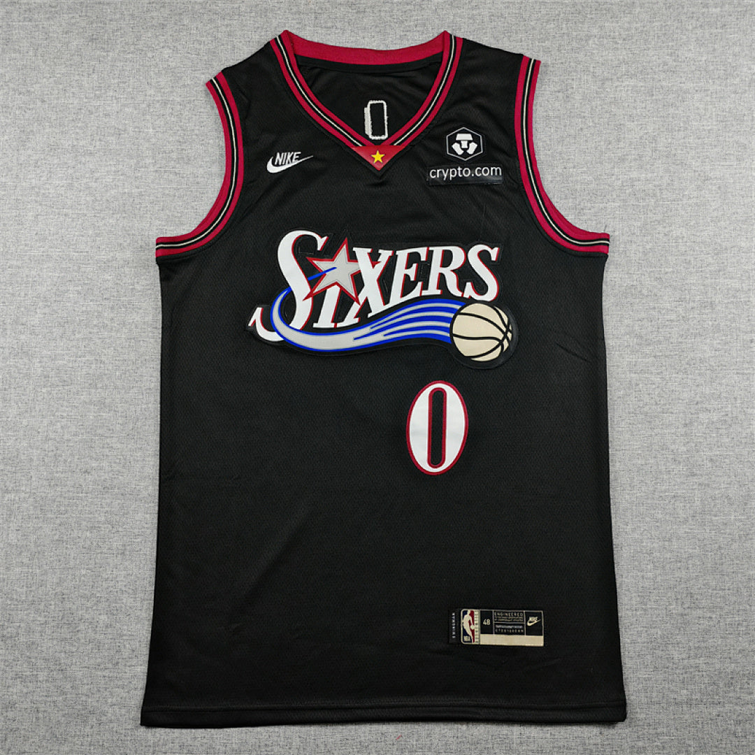 Tyrese Maxey #0 Philadelphia 76ers  City Edition Swingman Embroidered Jersey