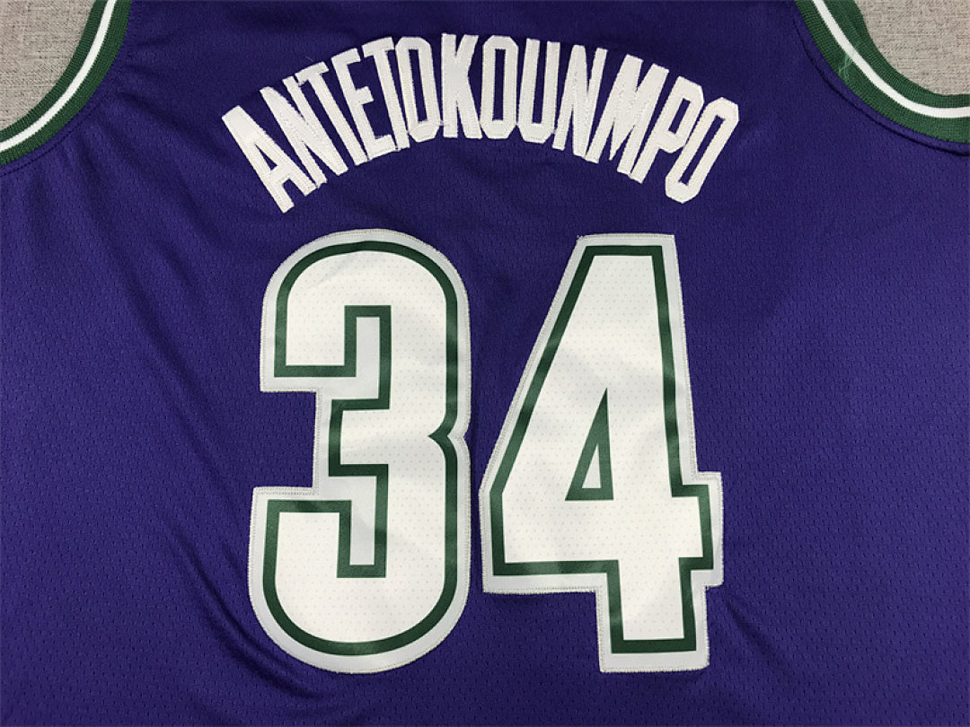 Giannis Antetokounmpo# 34 Milwaukee Bucks 2023 City Edition Swingman Embroidered Jersey