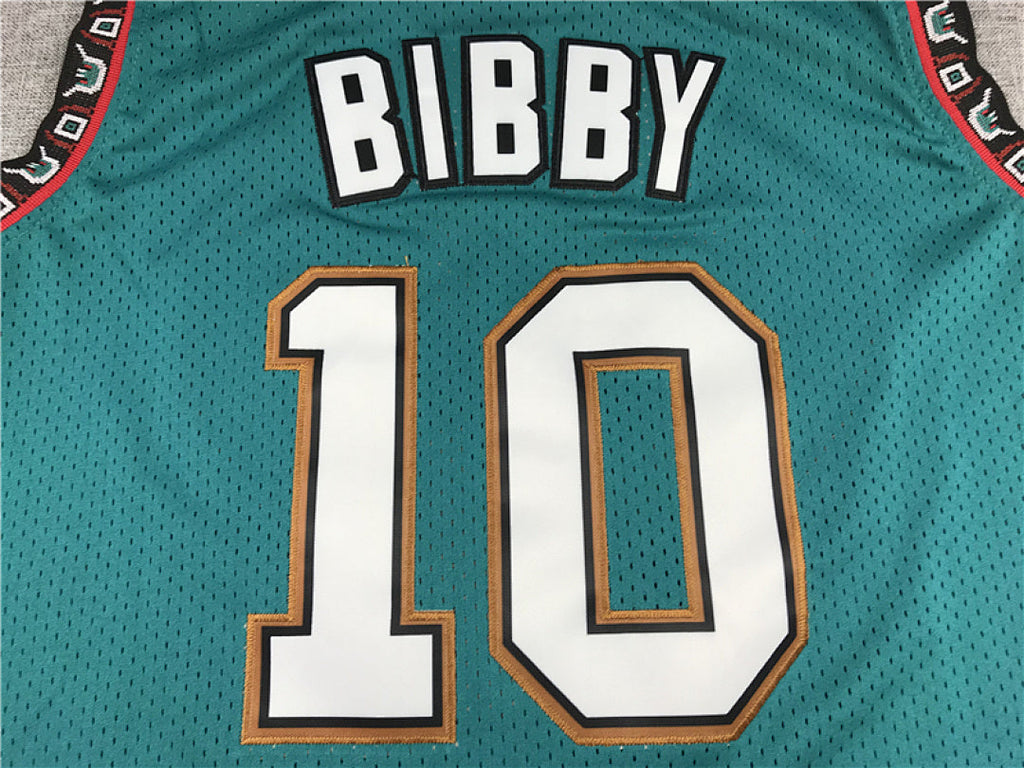 Mike Bibby# 10 Memphis Grizzlies 1998-99 Throwback Embroidered Jersey