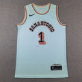 Victor Wembanyama #1 San Antonio Spurs 2025 City Edition Swingman Embroidered Jersey