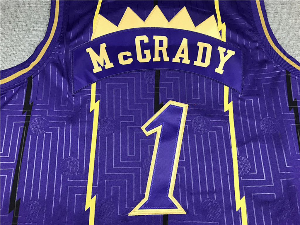 Tracy McGrady #1 Toronto Raptors 1998-99 (Year of the Rat Limited Edition) Throwback Embroidered Jersey