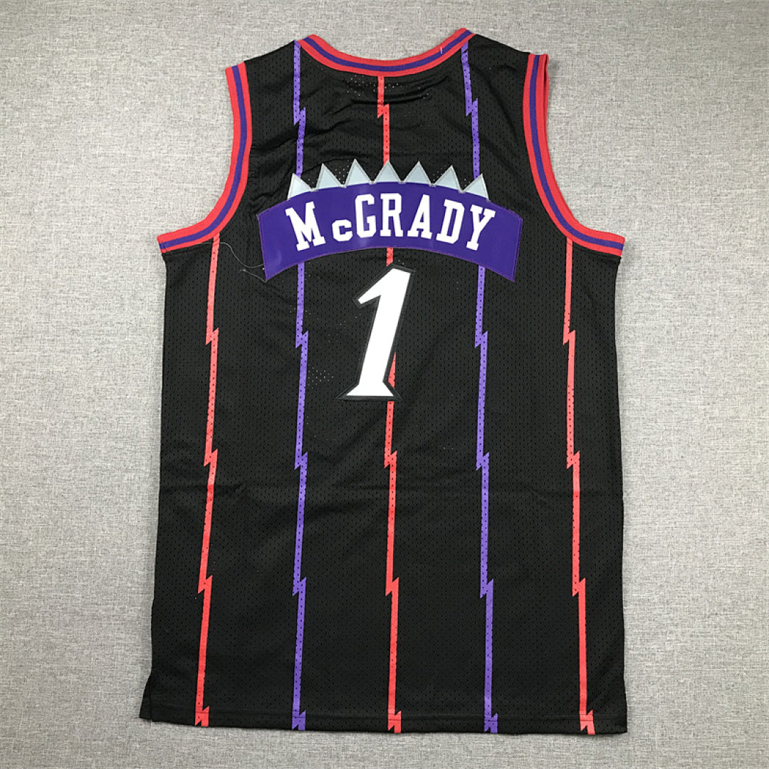 Tracy McGrady #1 Toronto Raptors 1998-99 Throwback Embroidered Jersey