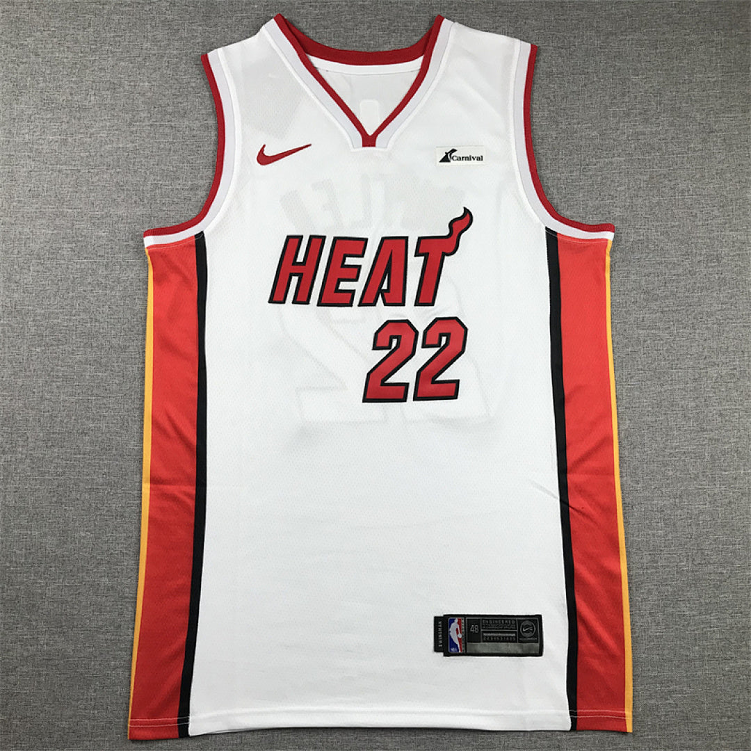 Jimmy Butler# 22 Miami Heat White City Edition Swingman Embroidered Jersey