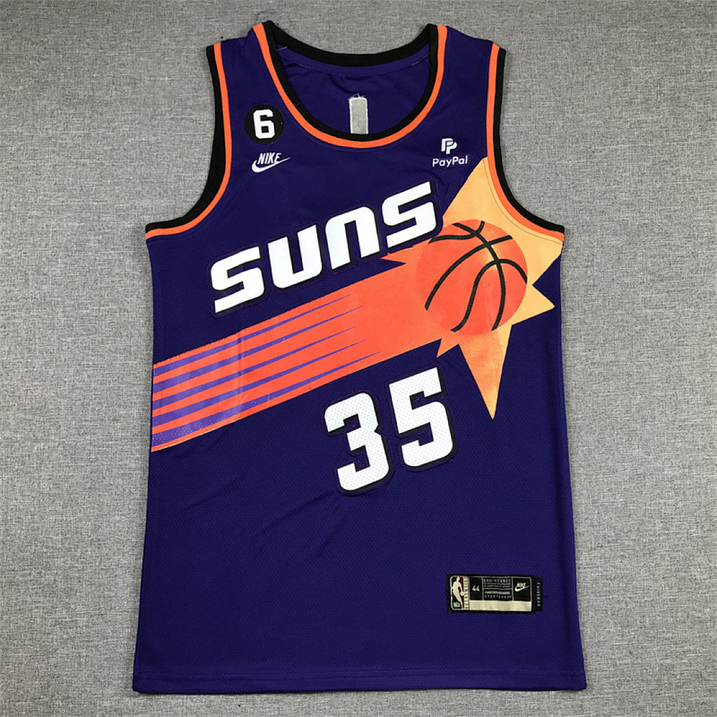 Kevin Durant#35 Phoenix Suns Purple City Edition Swingman Embroidered Jersey