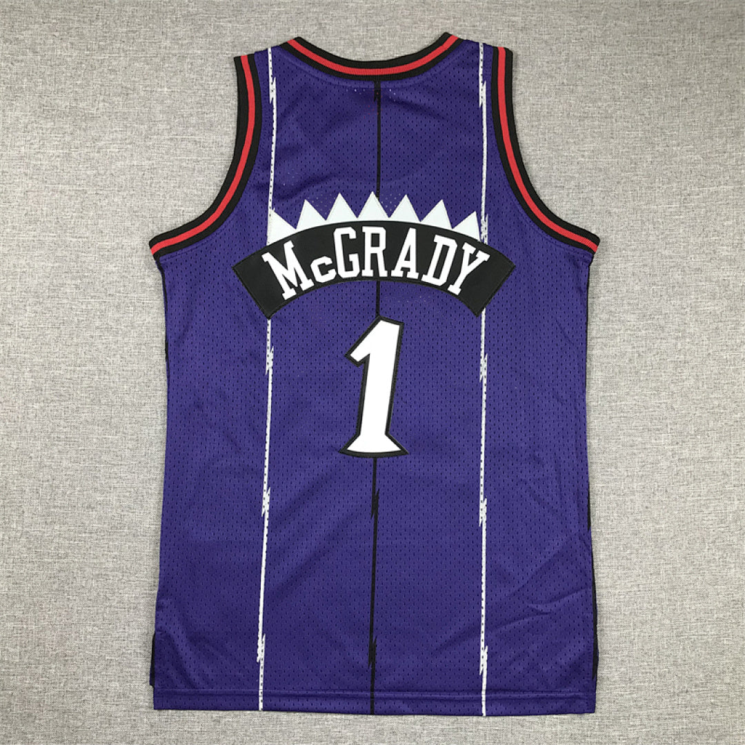 Youth Tracy McGrady Toronto Raptors #1  1998-99 Throwback Embroidered Jersey