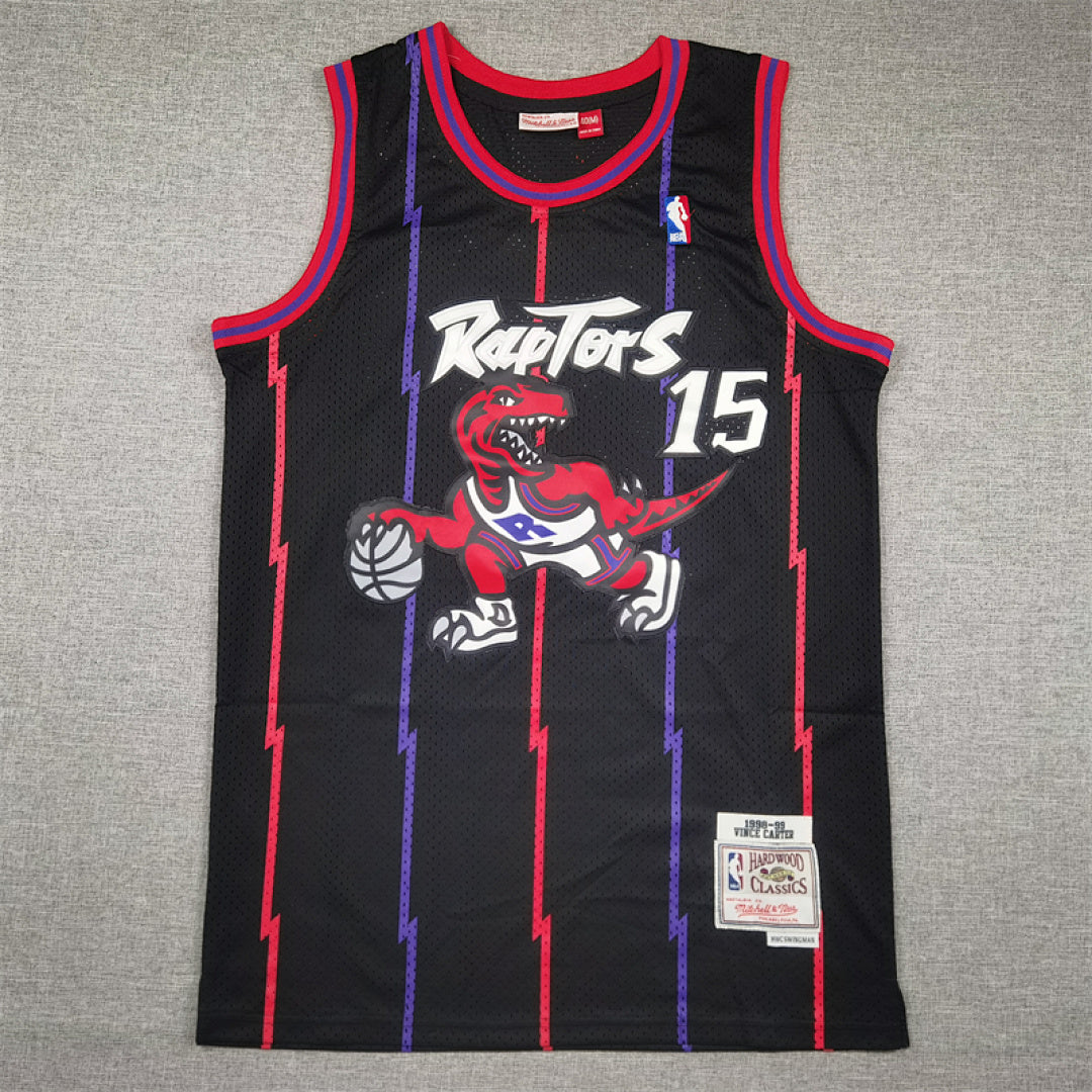 Vincent Carter #15 Toronto Raptors 1998-99 Throwback Embroidered Jersey