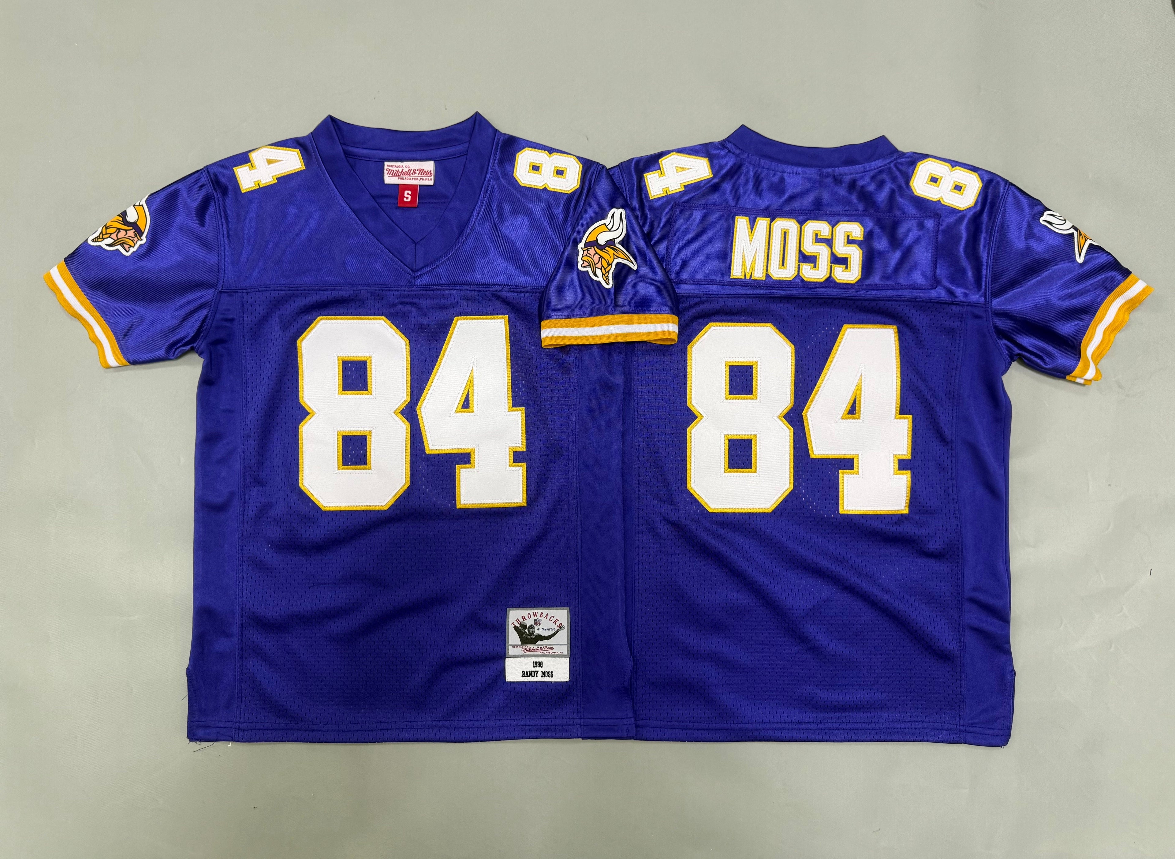 Youth Randy Moss #84 Minnesota Vikings Vintage Throwback Jersey