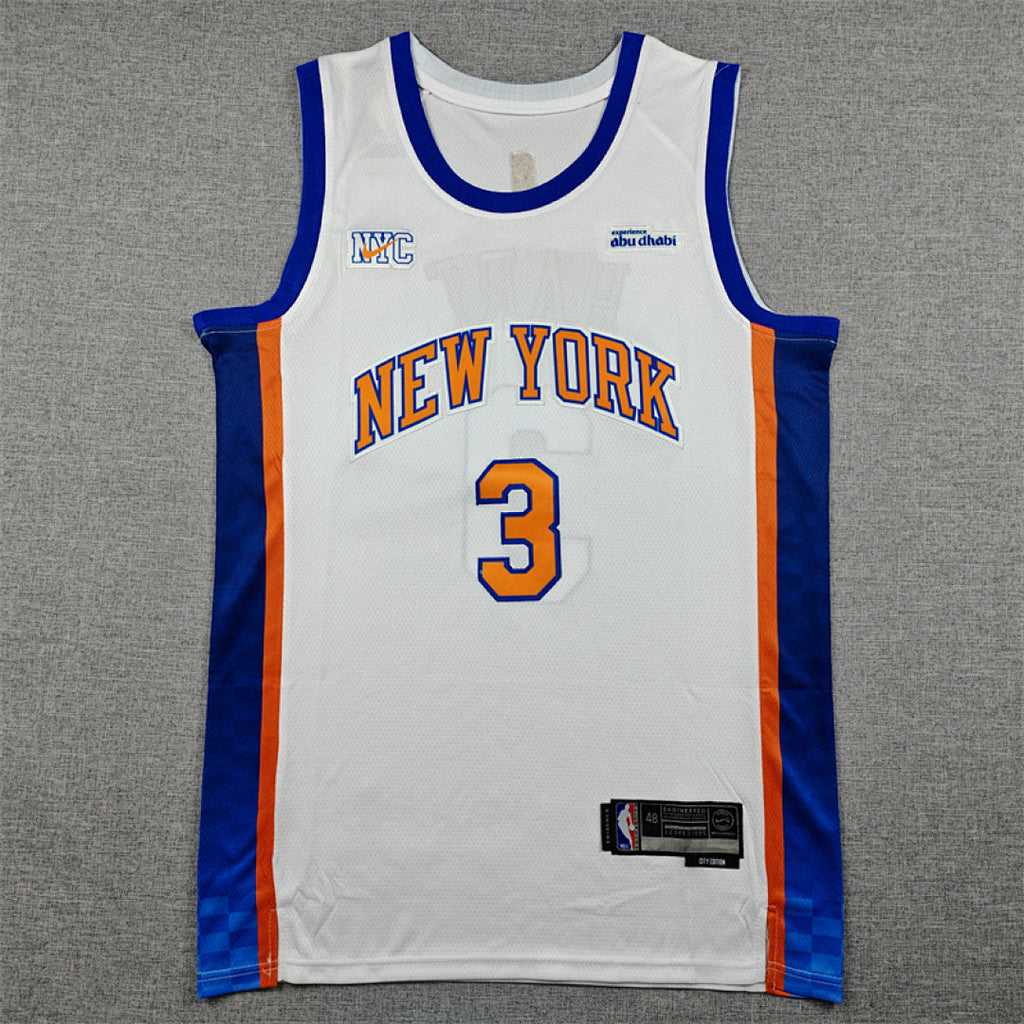 Josh Hart#3 New York Knicks 2026 White City Edition Swingman Embroidered Jersey