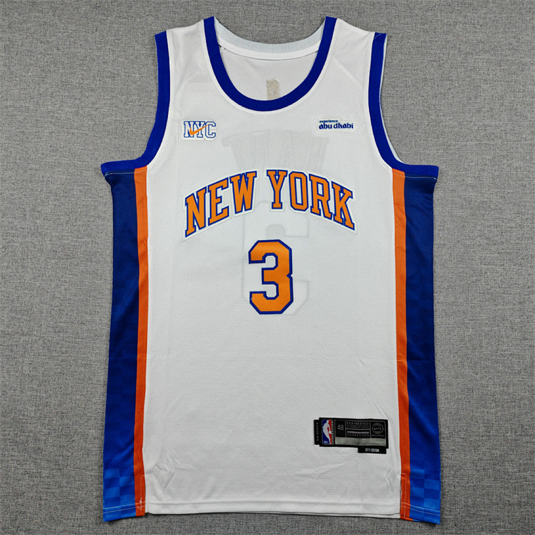 Josh Hart#3 New York Knicks 2026 White City Edition Swingman Embroidered Jersey