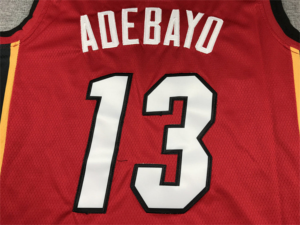 Bam Adebayo# 13 Miami Heat City Edition Swingman Embroidered Jersey