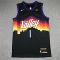 Devin Booker#1 Phoenix Suns City Edition Swingman Embroidered Jersey