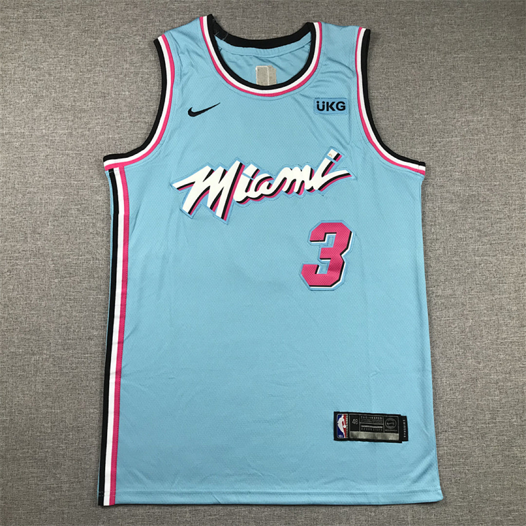 Miami Heat Dwyane Wade #3 City Edition Swingman — Embroidered