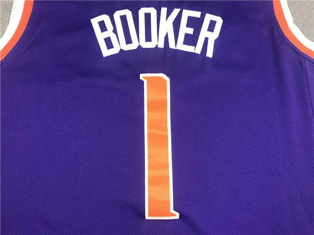 Devin Booker #1 Phoenix Suns  City Edition Swingman Embroidered Jersey
