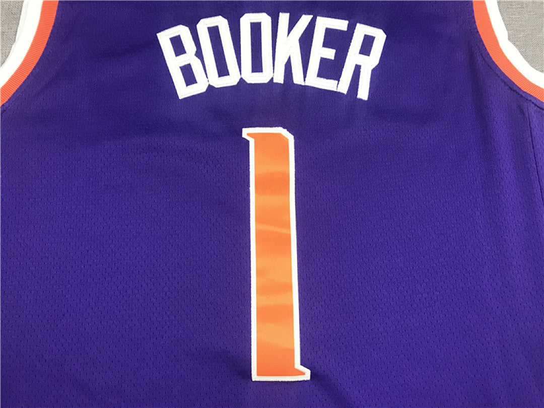 Devin Booker #1 Phoenix Suns  City Edition Swingman Embroidered Jersey