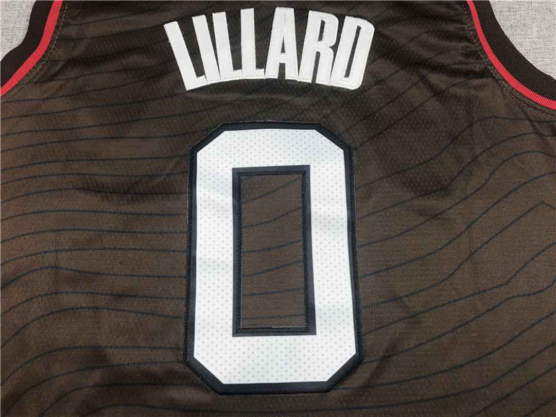 Damian Lillard #0 Portland Trail Blazers City Edition Swingman Embroidered Jersey
