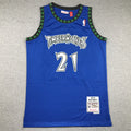 Kevin Garnett #21 Minnesota Timberwolves 2003-04 Throwback Embroidered Jersey