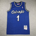 Anfernee Hardaway#1 Orlando Magic 1993-94 Hardaway Blue  Edition  Embroidered Jersey
