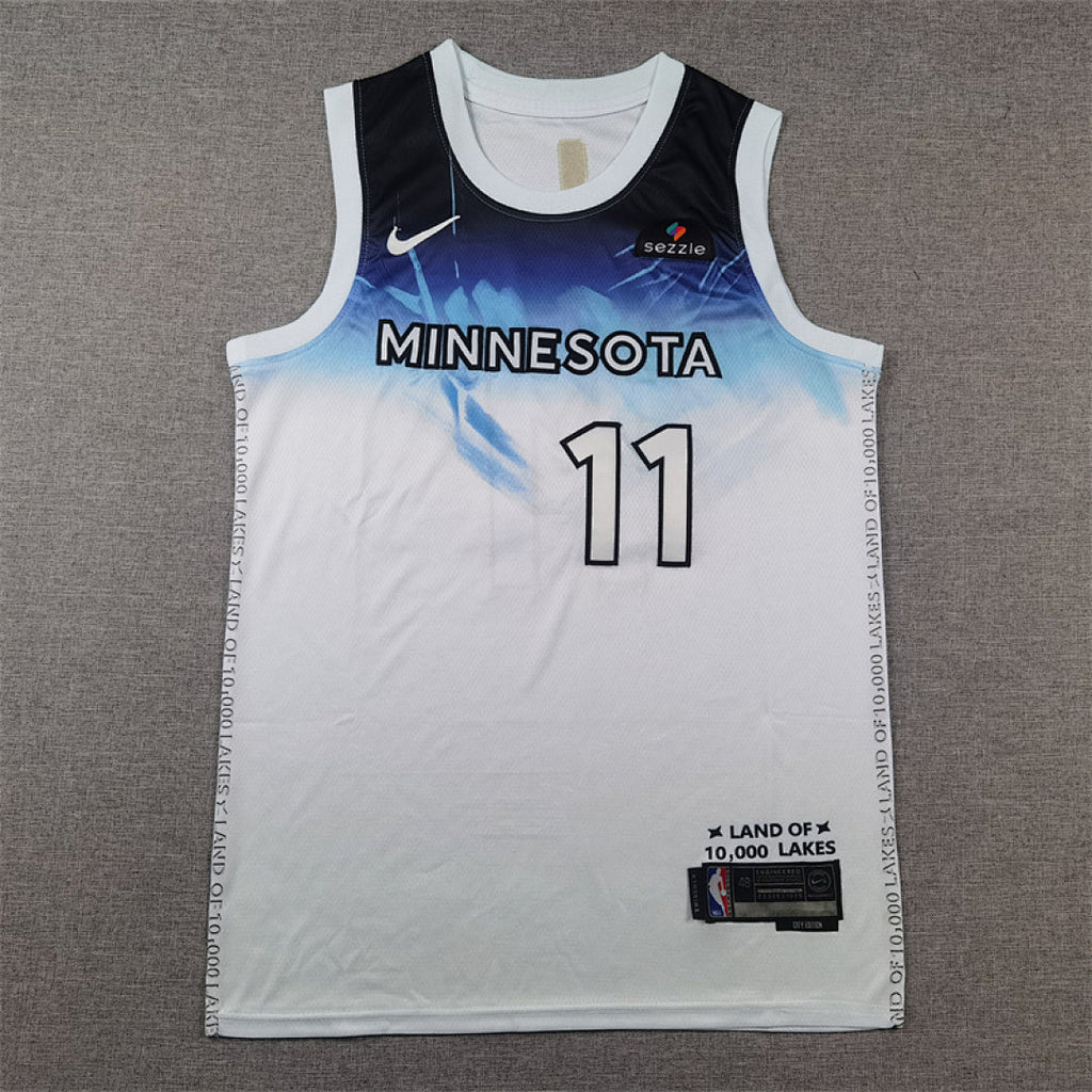 Naz Reid #11 Minnesota Timberwolves 2025 White City Edition Swingman Embroidered Jersey