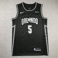 Paolo Banchero#5 Orlando Magic 2024 Black City Edition Swingman Embroidered Jersey
