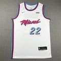 Jimmy Butler# 22 Miami Heat White City Edition Swingman Embroidered Jersey