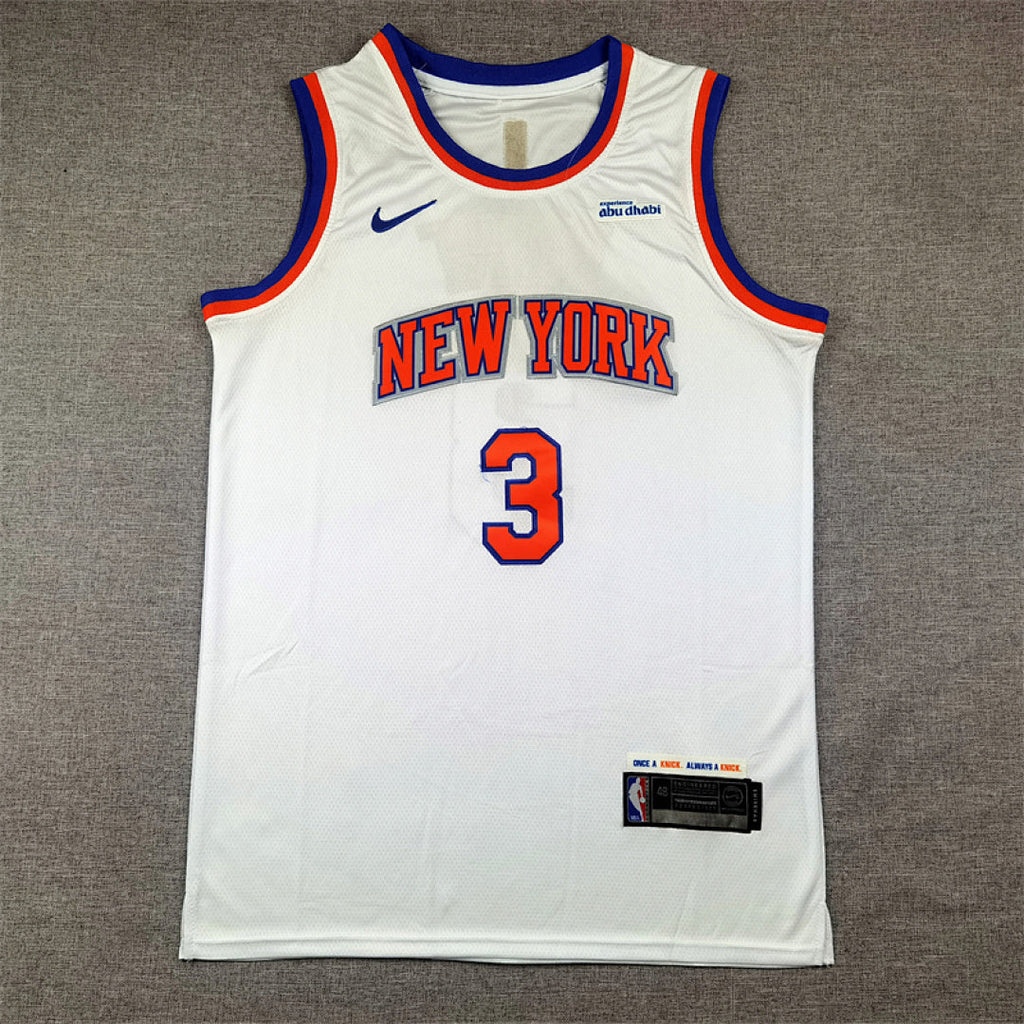 Josh Hart#3 New York Knicks White City Edition Swingman Embroidered Jersey