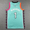 Youth Victor Wembanyama San Antonio Spurs #1 City Edition Swingman Embroidered Jersey