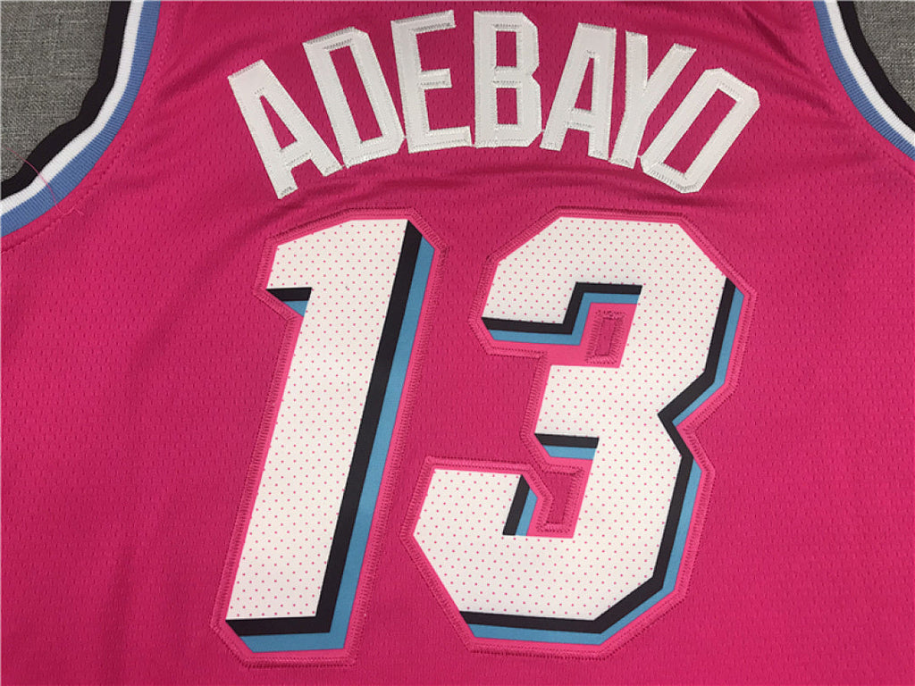 Bam Adebayo# 13 Miami Heat  City Edition Swingman Embroidered Jersey