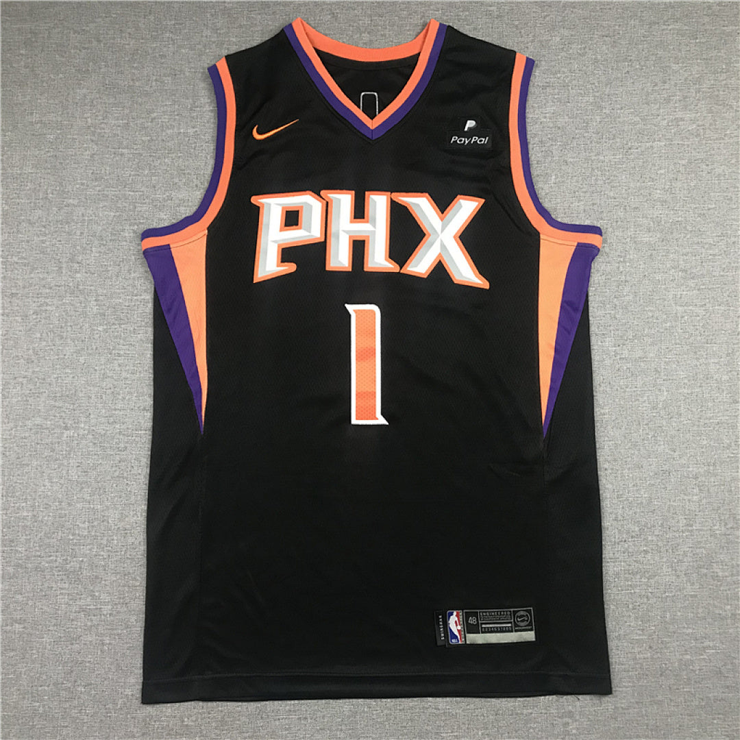 Devin Booker #1 Phoenix Suns  Black City Edition Swingman Embroidered Jersey