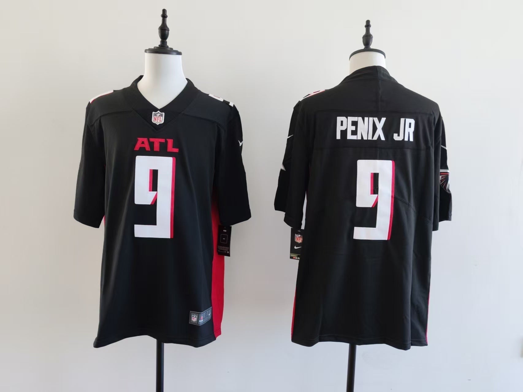 Michael Penix Jr. #9 Atlanta Falcons black Jersey