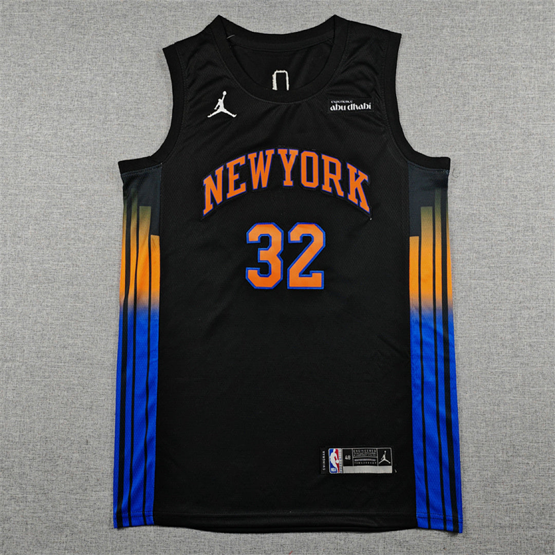 Karl-Anthony Towns#3 New York Knicks 2026 Black Statement Edition  Embroidered Jersey