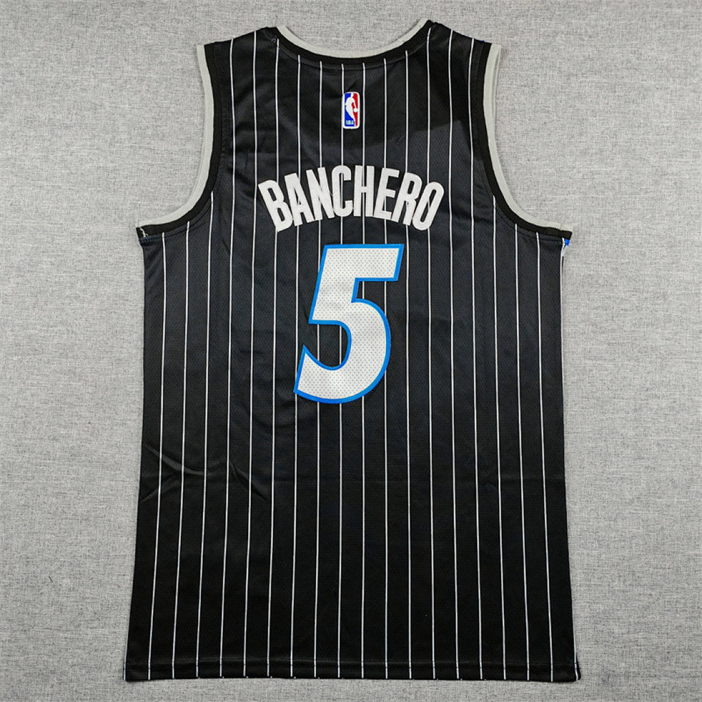 Paolo Napoleon James Banchero#5 Orlando Magic 2026 Black City Edition Swingman Embroidered Jersey