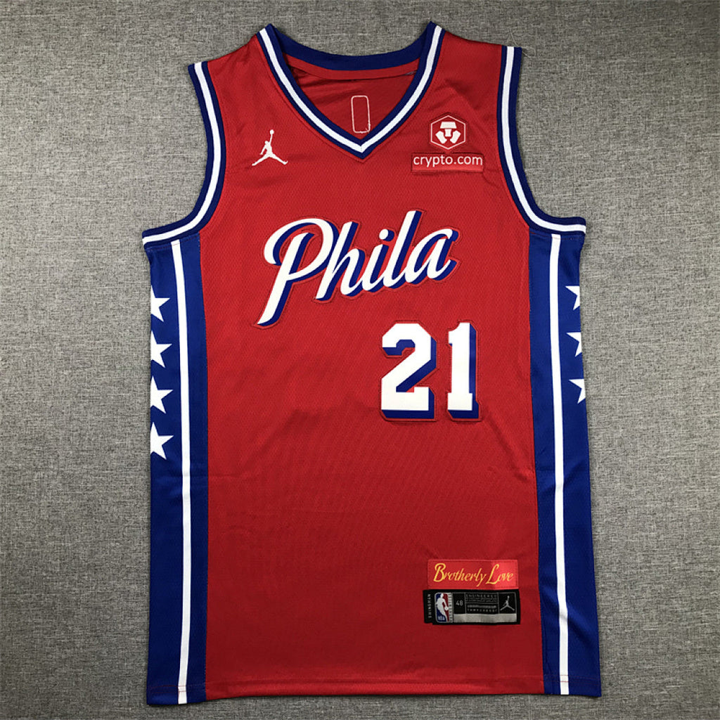 Joel Embiid #21 Philadelphia 76ers City Edition Swingman Embroidered Jersey