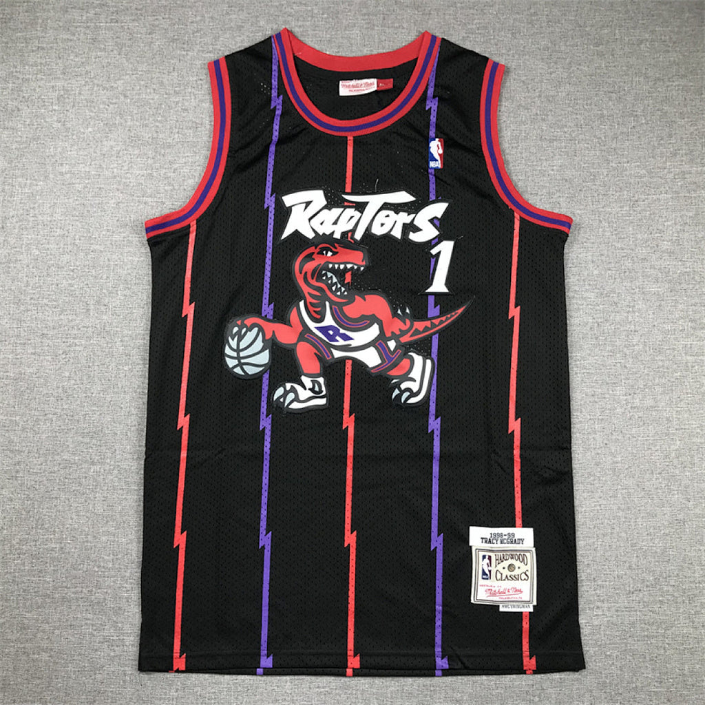 Tracy McGrady #1 Toronto Raptors 1998-99 Throwback Embroidered Jersey