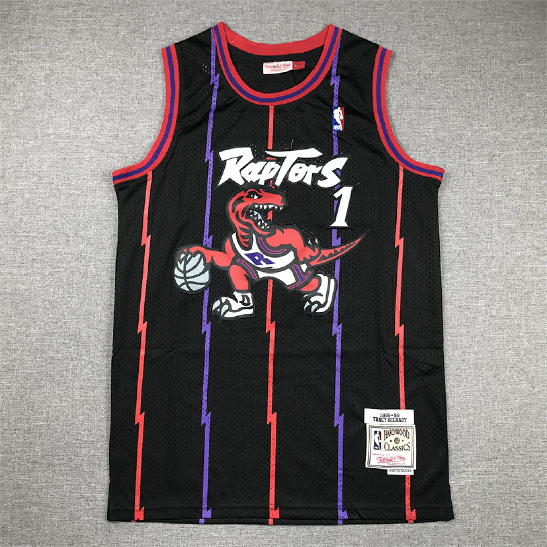 Tracy McGrady #1 Toronto Raptors 1998-99 Throwback Embroidered Jersey