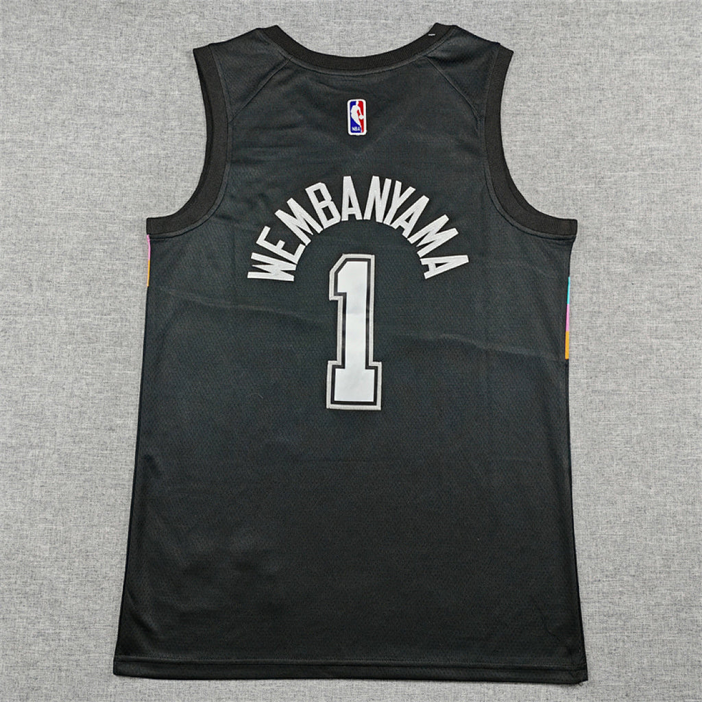 Victor Wembanyama #1 San Antonio Spurs 2026 City Edition Swingman Embroidered Jersey