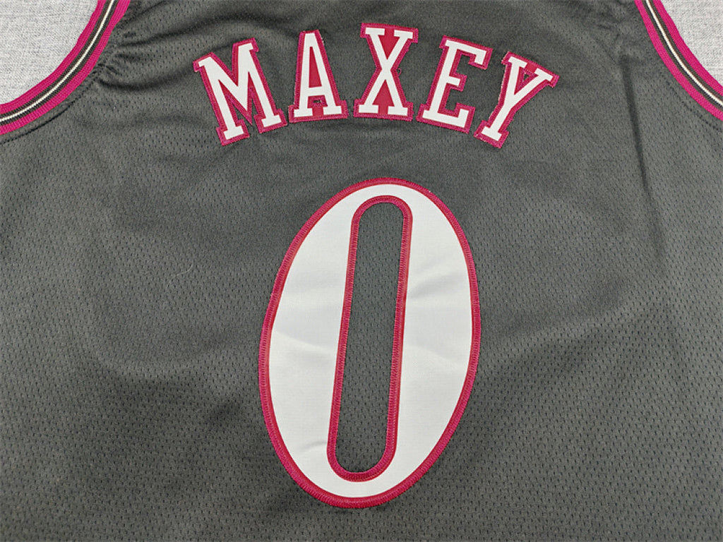 Tyrese Maxey #0 Philadelphia 76ers  City Edition Swingman Embroidered Jersey